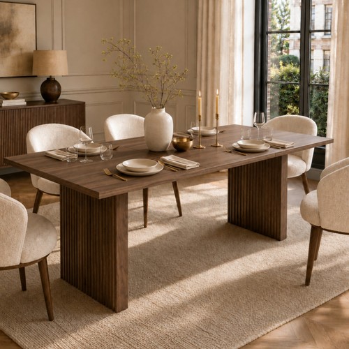 Extending dining table - extending,