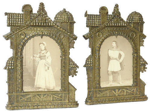 Old art nouveau frames - old,