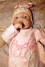 Reborn baby, Blonde, open eyed. Really Beautiful!