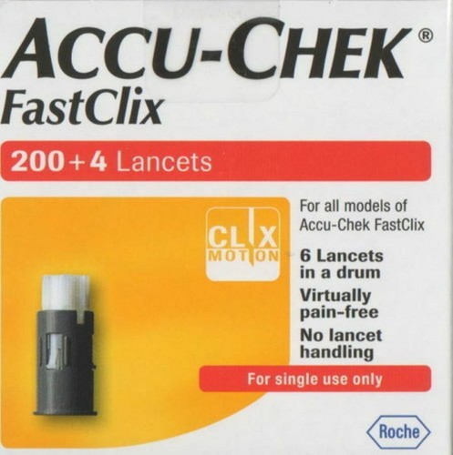 Fastclix accu chek lancets - chek,