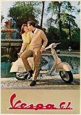 Vespa poster scooter - poster,