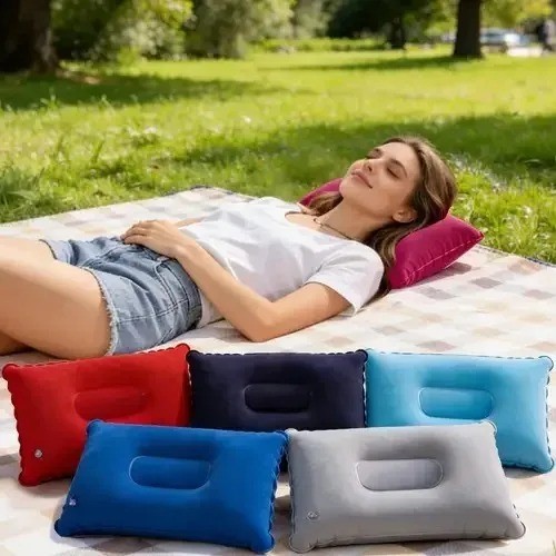 Camping pillow inflatable - pillow,