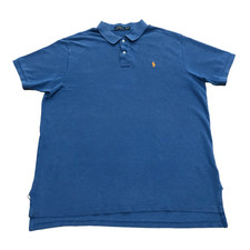 Polo Ralph Lauren Polo Shirt Men's XXL Blue Short Sleeve