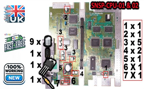 Super nintendo snes recap kit - super,