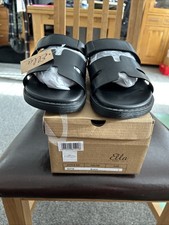 Ella Shoes Hattie Black Faux