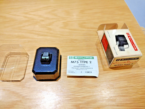 Shure m75ej type2 cartridge - type2, mm