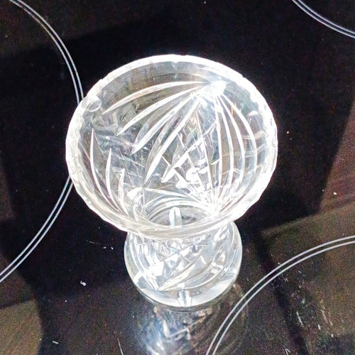 Unmarked clear cut glass - unmarked,