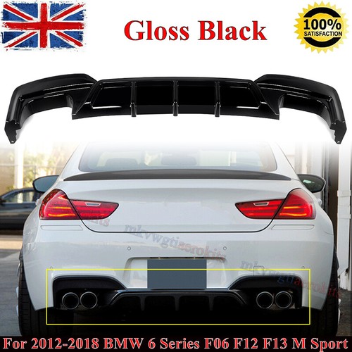 Glossy look rear - m6, diffuser