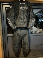 Furygan Two Piece Leather Motorcycle Suit .Jacket 2xl 50/52 Trousers 44
