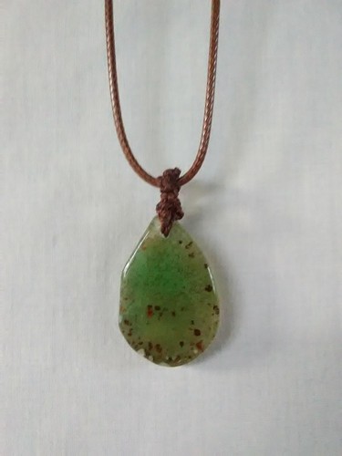 Agate slice pendant - agate,