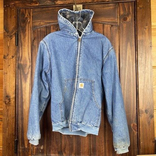 Vtg carhartt jacket - carhartt, denim