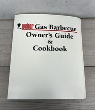 Weber Gas Barbecue Owner’s Guide & Cookbook 1993 Rare- 1000 Series