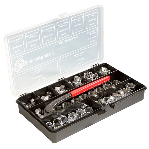Jubilee clip kit set with - o,