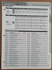 Thunder Tiger Raptor 50 Titan Nitro  Helicopter Parts List diagram sheets