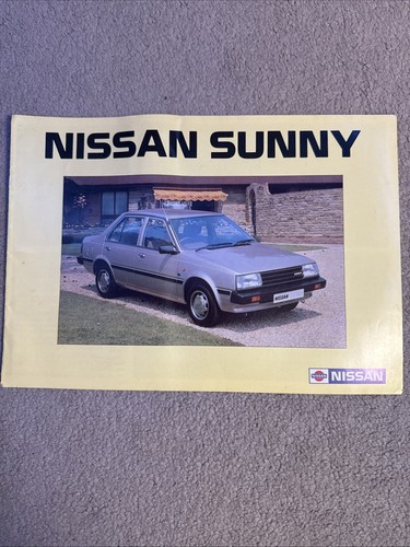1984 nissan sunny brochure - 1984,