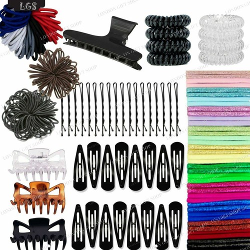 Black hair bands elastics - hair,