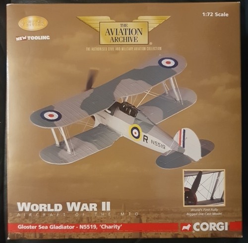 Corgi aviation gloster - aviation,