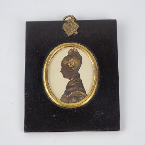 Antique 19thc silhouette - antique,