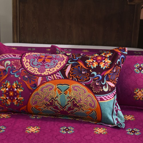 Indian paisley mandala duvet - mandala,