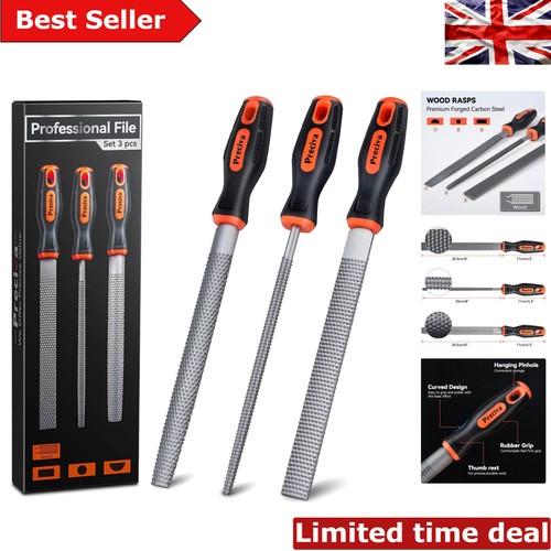 Wood rasp file set - 3-in-1,