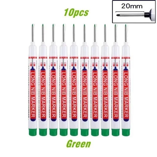 10pcs black deep hole long - 10pcs, nib