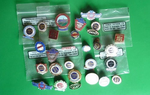 Enamel railway union - railway, badges
