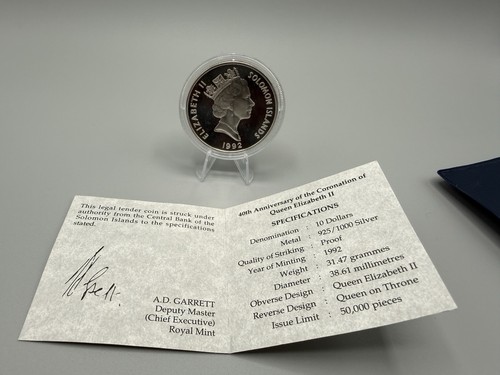 1992 solomon islands - 1992, $10