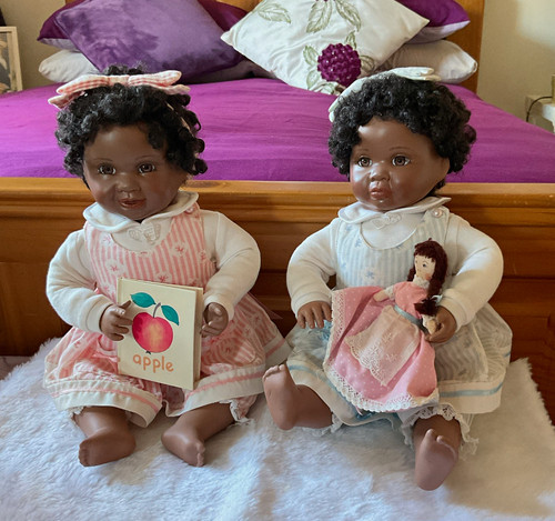Baby girl dolls lot dark - baby,