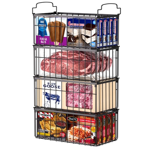 Freezer organizer bins - organizer, 4