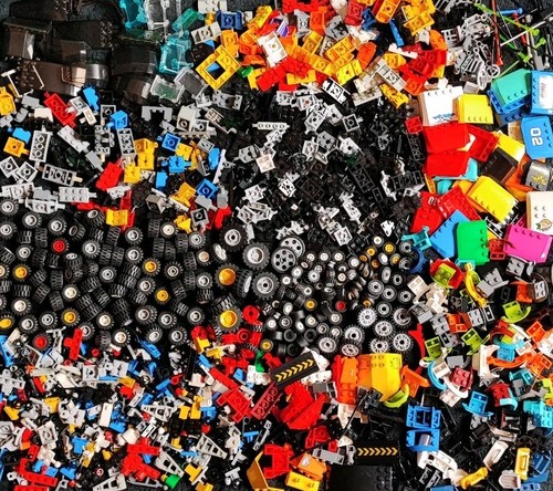 Lego mixed car part bundle - part,