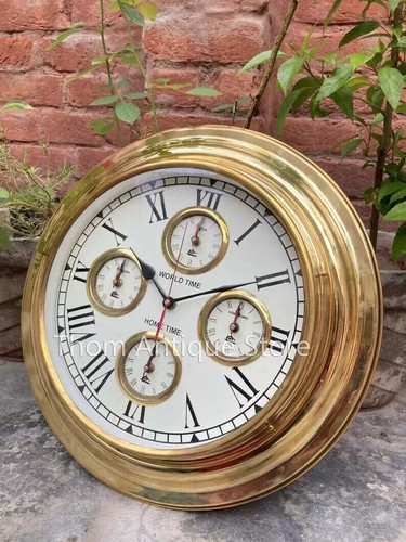 Antique polish brass world - 17"polish,