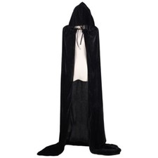Adult Kid Long Hooded Velvet