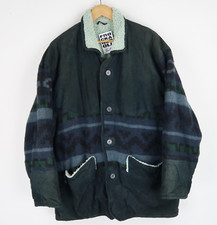 Vintage blanket suede sherpa