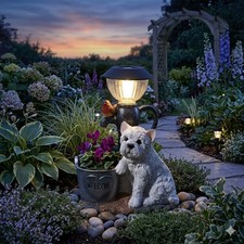 Solar Powered Westie Dog with
