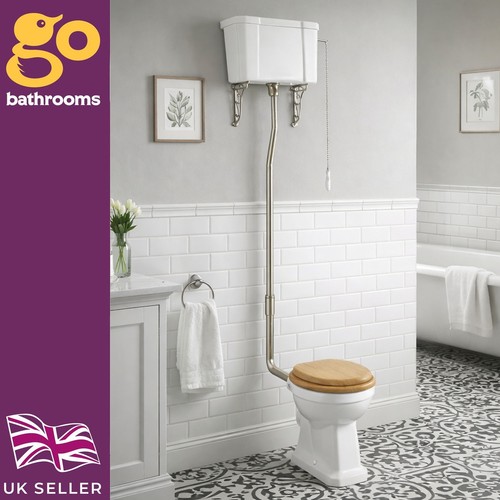 High level toilet with pull - level,