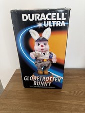 Duracell Ultra Globetrotter Bunny Vintage Working Condition Original Box