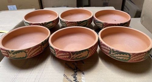 Handmade clay katori serving - clay, katori-serving