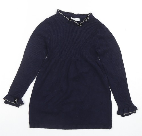 Primark girls blue knit long - knit,