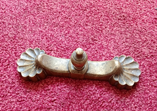 Antique brass door - brass, paper