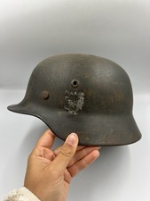 Genuine WW2 German M40 Double Decal Helmet 