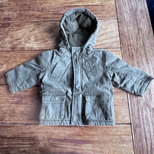 Baby khaki coat 9 months - f&f,