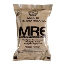 Military MRE Individual Menu