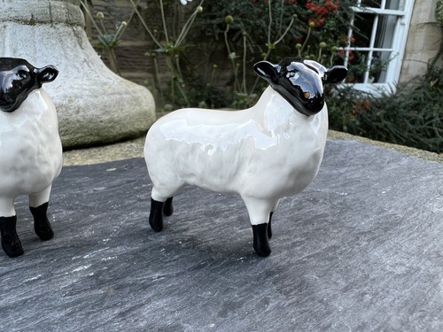 Beswick black faced lamb - black,