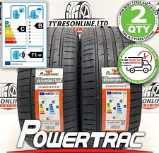 2 X 225 40 18 POWERTRAC 225/40ZR18 92Y XL M+S BRAND NEW TYRES C B LABELS 2254018