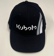 NEW GENUINE KUBOTA BLACK CAP FULLY ADJUSTABLE - FREE TRACKED DELIVERY
