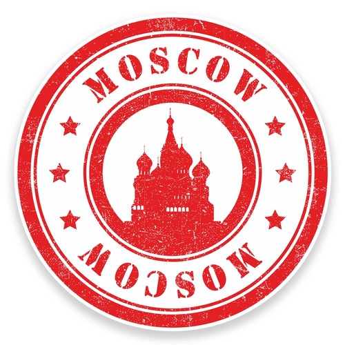 10cm moscow vinyl sticker - moscow,