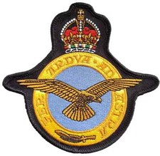 Royal Air Force RAF Insignia Crest Embroidered Patch Badge - MOD LICENSED