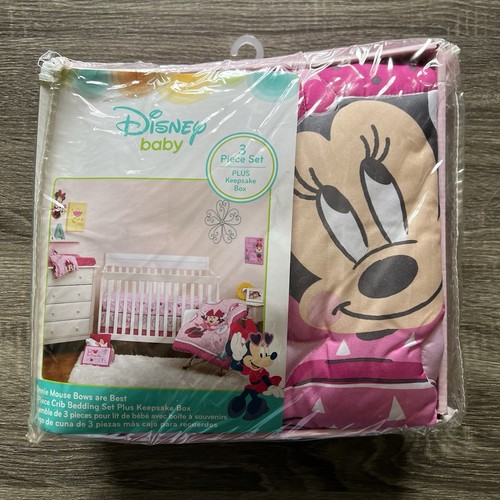 Minnie mouse crib bedding - minnie,