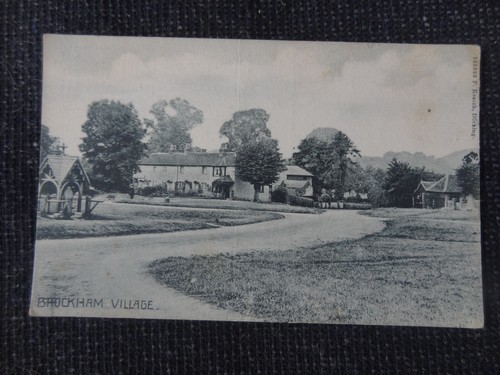 Brockham village postcard - brockham,