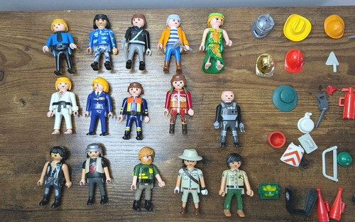 Vintage playmobil figures lot - vintage,